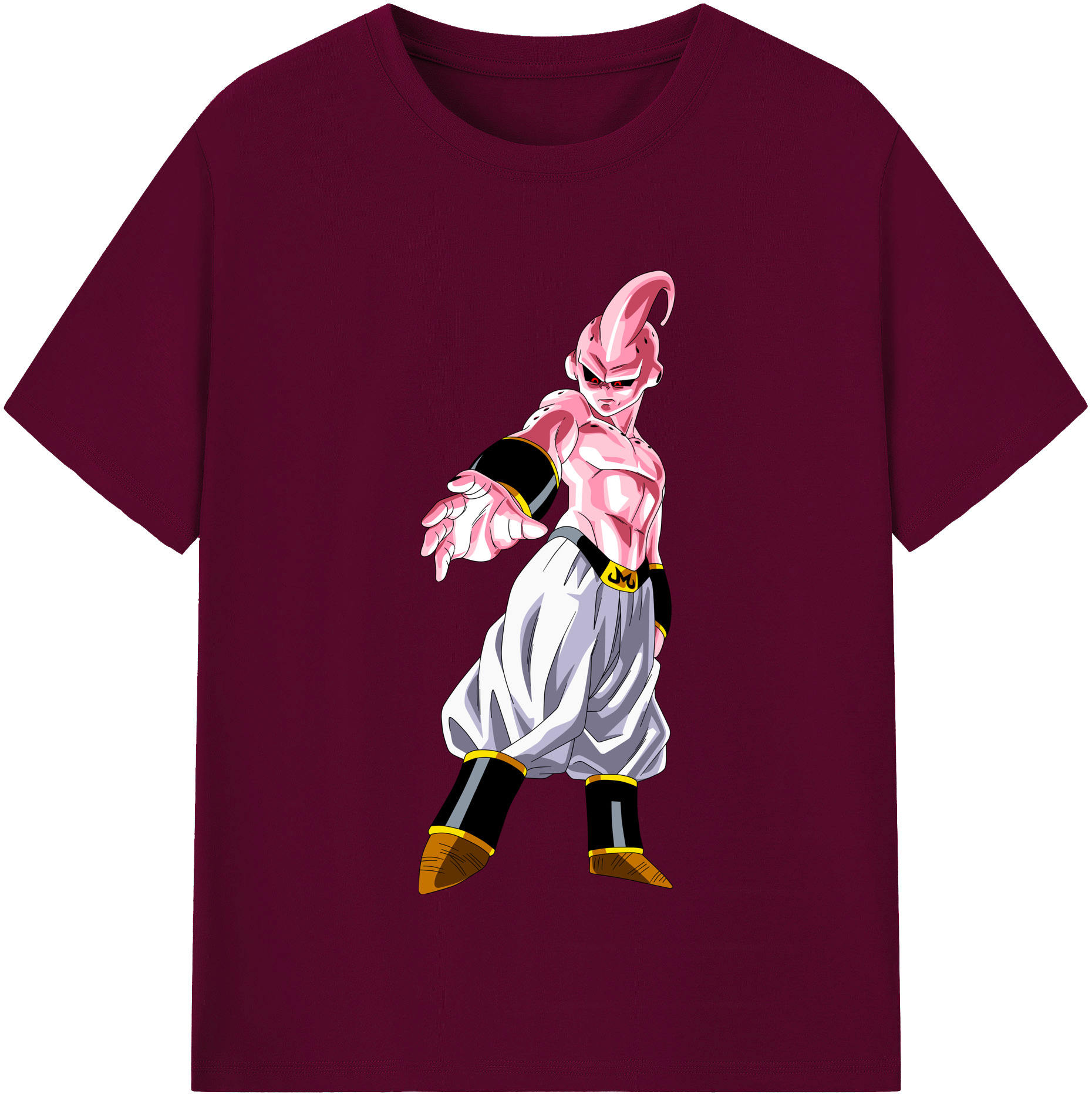（画像用） ドラゴンボール 魔人ブウ DRAGON BALL Majin Buu レディースカジュアルプリントTシャツ（綿100％）